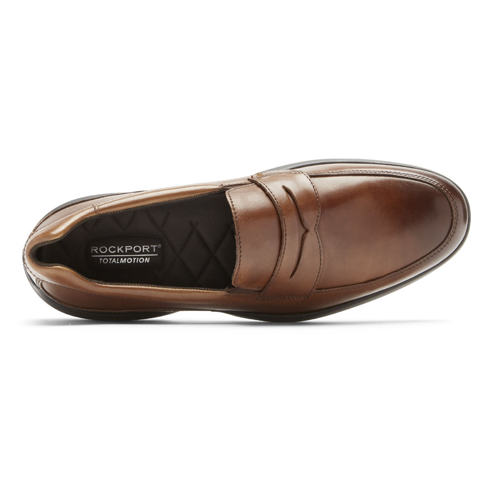 Rockport Loafers Herre Brune - Total Motion Advance Penny - TLWK60148